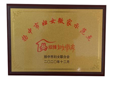 威騰電氣集團喜獲揚中市級婦女微家示范點